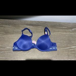 Pink Bra blue size 32a new